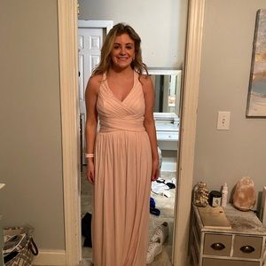 Blush punk formal prom dress